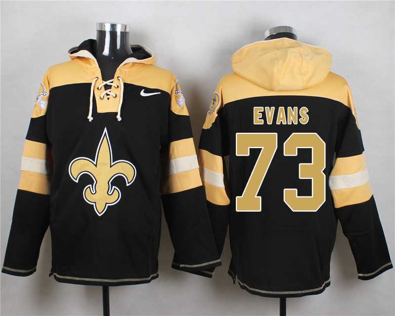 New Orleans Saints #73 Jahri Evans Black Player Stitched Pullover NFL Hoodie,We sell and wholesale New Orleans Saints #73 Jahri Evans Black Player Stitched Pullover NFL Hoodie on line form chian!
