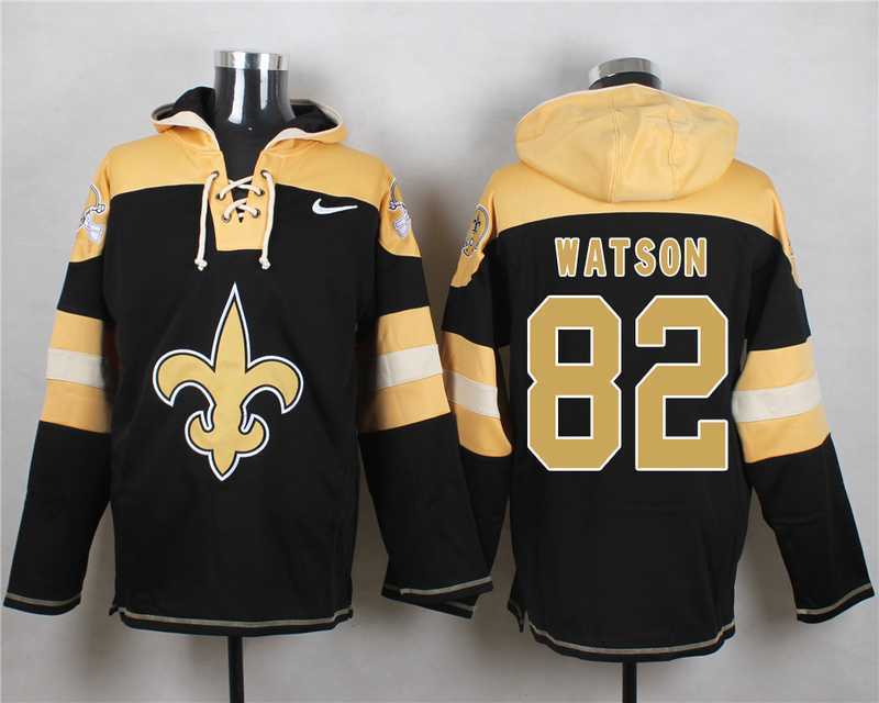 New Orleans Saints #82 Benjamin Watson Black Player Stitched Pullover NFL Hoodie,We sell and wholesale New Orleans Saints #82 Benjamin Watson Black Player Stitched Pullover NFL Hoodie on line form chian!