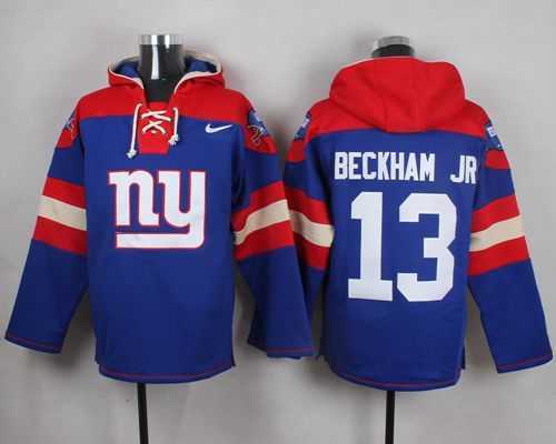 New York Giants #13 Odell Beckham Jr Royal Blue Player Stitched Pullover NFL Hoodie,We sell and wholesale New York Giants #13 Odell Beckham Jr Royal Blue Player Stitched Pullover NFL Hoodie on line form chian!