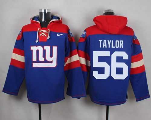 New York Giants #56 Lawrence Taylor Royal Blue Player Stitched Pullover NFL Hoodie,We sell and wholesale New York Giants #56 Lawrence Taylor Royal Blue Player Stitched Pullover NFL Hoodie on line form chian!