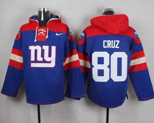 New York Giants #80 Victor Cruz Royal Blue Player Stitched Pullover NFL Hoodie,We sell and wholesale New York Giants #80 Victor Cruz Royal Blue Player Stitched Pullover NFL Hoodie on line form chian!
