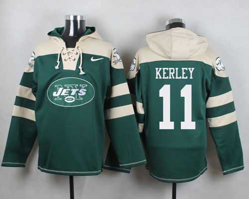 New York Jets #11 Jeremy Kerley Green Player Stitched Pullover NFL Hoodie,We sell and wholesale New York Jets #11 Jeremy Kerley Green Player Stitched Pullover NFL Hoodie on line form chian!