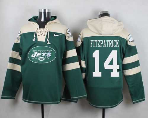 New York Jets #14 Ryan Fitzpatrick Green Player Stitched Pullover NFL Hoodie,We sell and wholesale New York Jets #14 Ryan Fitzpatrick Green Player Stitched Pullover NFL Hoodie on line form chian!