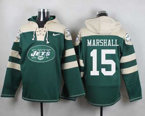 New York Jets #15 Brandon Marshall Green Player Stitched Pullover NFL Hoodie,We sell and wholesale New York Jets #15 Brandon Marshall Green Player Stitched Pullover NFL Hoodie on line form chian!