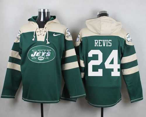 New York Jets #24 Darrelle Revis Green Player Stitched Pullover NFL Hoodie,We sell and wholesale New York Jets #24 Darrelle Revis Green Player Stitched Pullover NFL Hoodie on line form chian!