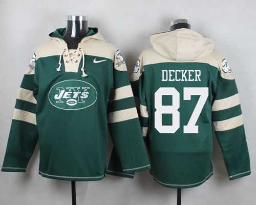 New York Jets #87 Eric Decker Green Player Stitched Pullover NFL Hoodie,We sell and wholesale New York Jets #87 Eric Decker Green Player Stitched Pullover NFL Hoodie on line form chian!