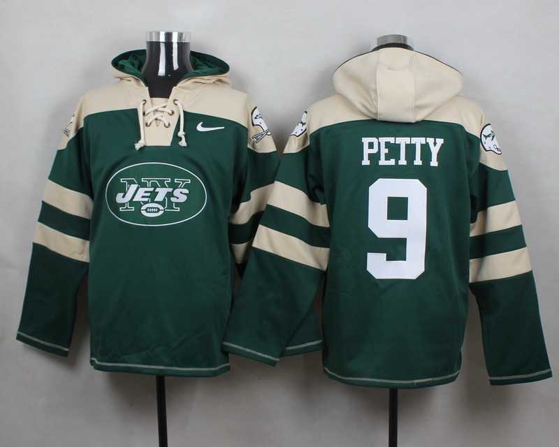 New York Jets #9 Petty Green Player Stitched Pullover NFL Hoodie,We sell and wholesale New York Jets #9 Petty Green Player Stitched Pullover NFL Hoodie on line form chian!
