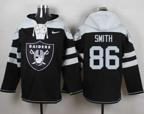 Oakland Raiders #86 Lee Smith Black Player Stitched Pullover NFL Hoodie,We sell and wholesale Oakland Raiders #86 Lee Smith Black Player Stitched Pullover NFL Hoodie on line form chian!