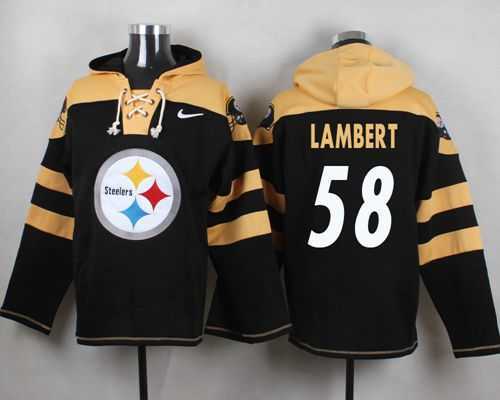 Pittsburgh Steelers #58 Jack Lambert Black Player Stitched Pullover NFL Hoodie,We sell and wholesale Pittsburgh Steelers #58 Jack Lambert Black Player Stitched Pullover NFL Hoodie on line form chian!