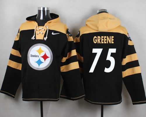 Pittsburgh Steelers #75 Joe Greene Black Player Stitched Pullover NFL Hoodie,We sell and wholesale Pittsburgh Steelers #75 Joe Greene Black Player Stitched Pullover NFL Hoodie on line form chian!