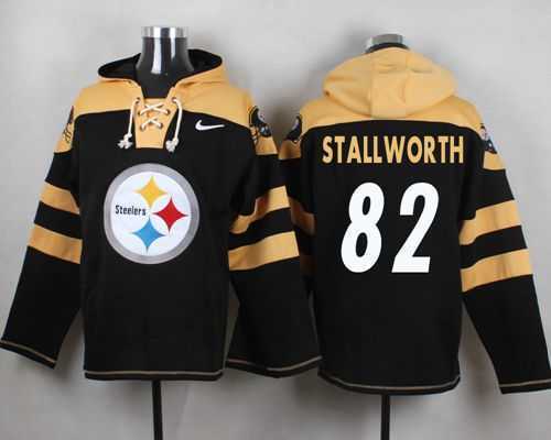 Pittsburgh Steelers #82 John Stallworth Black Player Stitched Pullover NFL Hoodie,We sell and wholesale Pittsburgh Steelers #82 John Stallworth Black Player Stitched Pullover NFL Hoodie on line form chian!