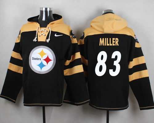 Pittsburgh Steelers #83 Heath Miller Black Player Stitched Pullover NFL Hoodie,We sell and wholesale Pittsburgh Steelers #83 Heath Miller Black Player Stitched Pullover NFL Hoodie on line form chian!
