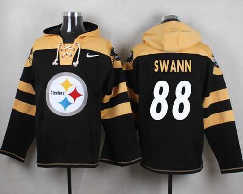 Pittsburgh Steelers #88 Lynn Swann Black Player Stitched Pullover NFL Hoodie,We sell and wholesale Pittsburgh Steelers #88 Lynn Swann Black Player Stitched Pullover NFL Hoodie on line form chian!