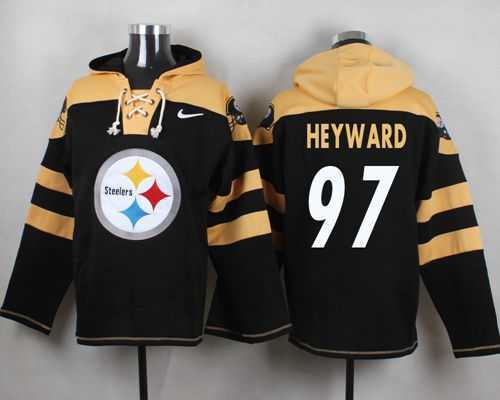 Pittsburgh Steelers #97 Cameron Heyward Black Player Stitched Pullover NFL Hoodie,We sell and wholesale Pittsburgh Steelers #97 Cameron Heyward Black Player Stitched Pullover NFL Hoodie on line form chian!