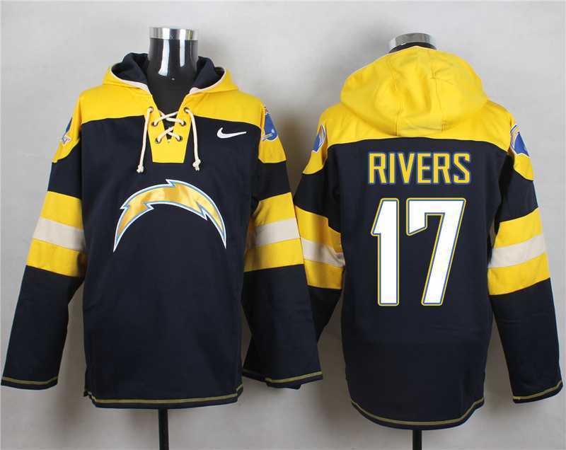 San Diego Chargers #17 Philip Rivers Navy Blue Player Stitched Pullover NFL Hoodie,We sell and wholesale San Diego Chargers #17 Philip Rivers Navy Blue Player Stitched Pullover NFL Hoodie on line form chian!