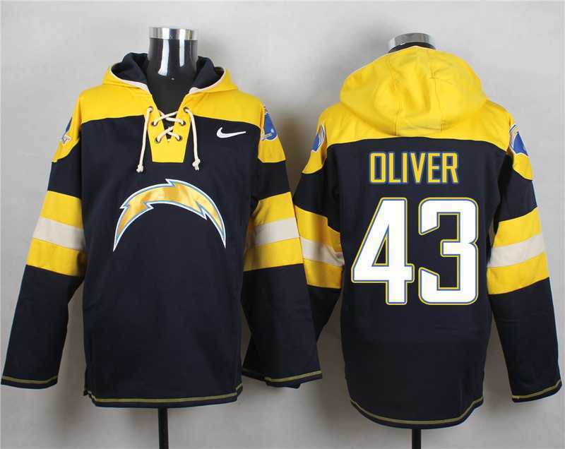 San Diego Chargers #43 Branden Oliver Navy Blue Player Stitched Pullover NFL Hoodie,We sell and wholesale San Diego Chargers #43 Branden Oliver Navy Blue Player Stitched Pullover NFL Hoodie on line form chian!