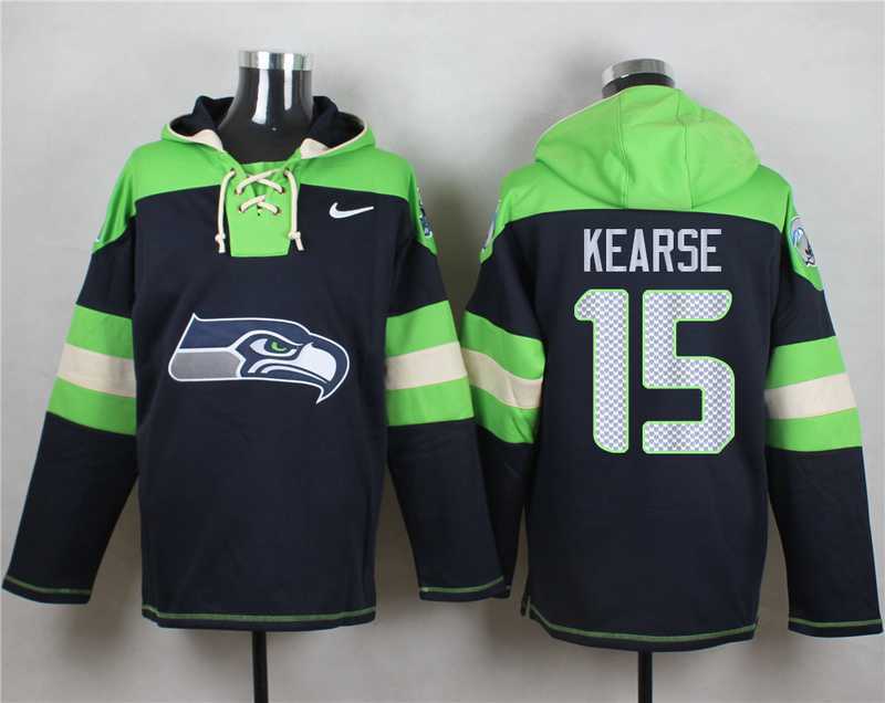 Seattle Seahawks #15 Jermaine Kearse Steel Blue Player Stitched Pullover NFL Hoodie,We sell and wholesale Seattle Seahawks #15 Jermaine Kearse Steel Blue Player Stitched Pullover NFL Hoodie on line form chian!