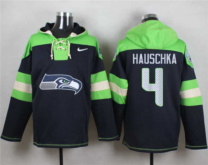 Seattle Seahawks #4 Steven Hauschka Steel Blue Player Stitched Pullover NFL Hoodie,We sell and wholesale Seattle Seahawks #4 Steven Hauschka Steel Blue Player Stitched Pullover NFL Hoodie on line form chian!