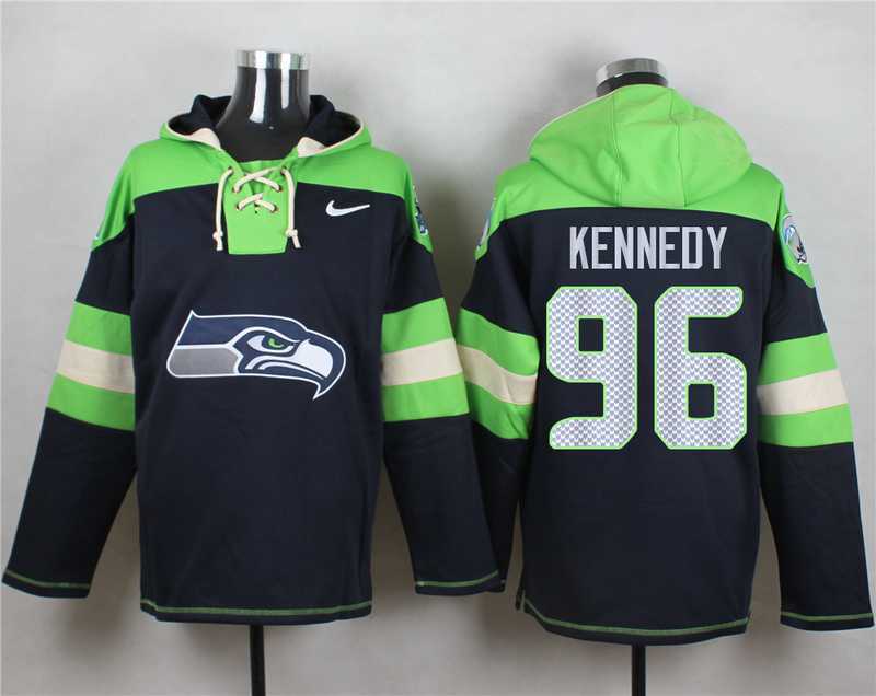 Seattle Seahawks #96 Cortez Kennedy Steel Blue Player Stitched Pullover NFL Hoodie,We sell and wholesale Seattle Seahawks #96 Cortez Kennedy Steel Blue Player Stitched Pullover NFL Hoodie on line form chian!