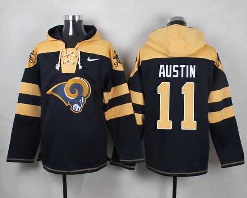 St. Louis Rams #11 Tavon Austin Navy Blue Player Stitched Pullover NFL Hoodie,We sell and wholesale St. Louis Rams #11 Tavon Austin Navy Blue Player Stitched Pullover NFL Hoodie on line form chian!