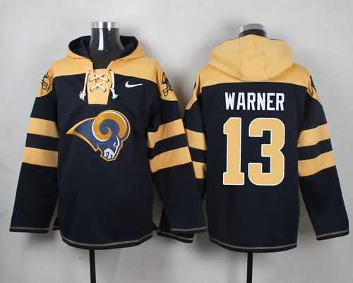 St. Louis Rams #13 Kurt Warner Navy Blue Player Stitched Pullover NFL Hoodie,We sell and wholesale St. Louis Rams #13 Kurt Warner Navy Blue Player Stitched Pullover NFL Hoodie on line form chian!