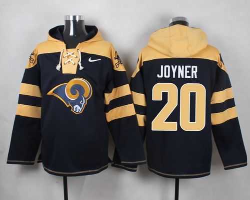 St. Louis Rams #20 Lamarcus Joyner Navy Blue Player Stitched Pullover NFL Hoodie,We sell and wholesale St. Louis Rams #20 Lamarcus Joyner Navy Blue Player Stitched Pullover NFL Hoodie on line form chian!