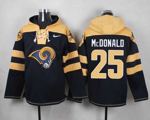 St. Louis Rams #25 T.J. McDonald Navy Blue Player Stitched Pullover NFL Hoodie,We sell and wholesale St. Louis Rams #25 T.J. McDonald Navy Blue Player Stitched Pullover NFL Hoodie on line form chian!