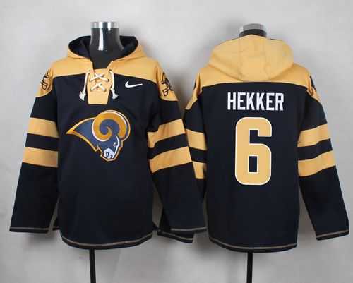 St. Louis Rams #6 Johnny Hekker Navy Blue Player Stitched Pullover NFL Hoodie Navy Blue Player Pullover NFL Hoodie,We sell and wholesale St. Louis Rams #6 Johnny Hekker Navy Blue Player Stitched Pullover NFL Hoodie Navy Blue Player Pullover NFL Hoodie on line form chian!