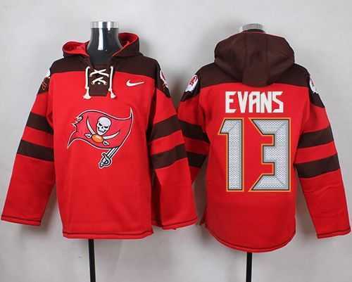 Tampa Bay Buccaneers #13 Mike Evans Red Player Stitched Pullover NFL Hoodie,We sell and wholesale Tampa Bay Buccaneers #13 Mike Evans Red Player Stitched Pullover NFL Hoodie on line form chian!