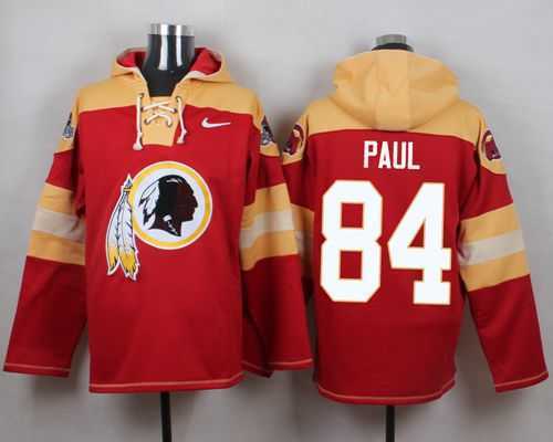 Washington Redskins #84 Niles Paul Burgundy Red Player Stitched Pullover NFL Hoodie,We sell and wholesale Washington Redskins #84 Niles Paul Burgundy Red Player Stitched Pullover NFL Hoodie on line form chian!