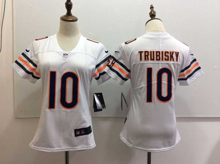 Women Nike Bears #10 Mitch Trubisky White Vapor Untouchable Player Limited Jersey,We sell and wholesale Women Nike Bears #10 Mitch Trubisky White Vapor Untouchable Player Limited Jersey on line form chian!