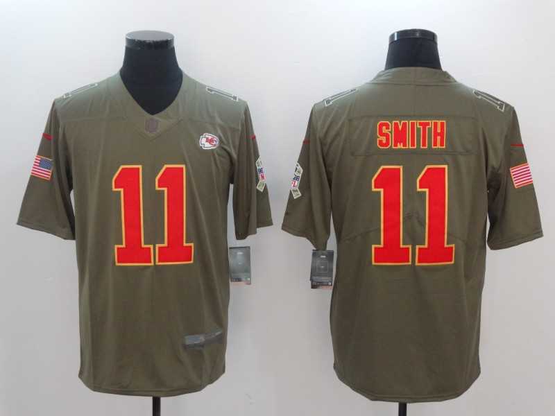 Nike Kansas City Chiefs #11 Alex Smith Olive Salute To Service Limited Jerseys,We sell and wholesale Nike Kansas City Chiefs #11 Alex Smith Olive Salute To Service Limited Jerseys on line form chian!