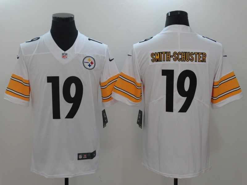 Nike Pittsburgh Steelers #19 JuJu Smith-Schuster White Vapor Untouchable Player Limited Jerseys,We sell and wholesale Nike Pittsburgh Steelers #19 JuJu Smith-Schuster White Vapor Untouchable Player Limited Jerseys on line form chian!