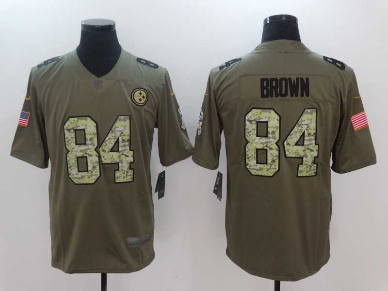 Nike Pittsburgh Steelers #84 Antonio Brown Olive Camo Salute To Service Limited Jerseys,We sell and wholesale Nike Pittsburgh Steelers #84 Antonio Brown Olive Camo Salute To Service Limited Jerseys on line form chian!