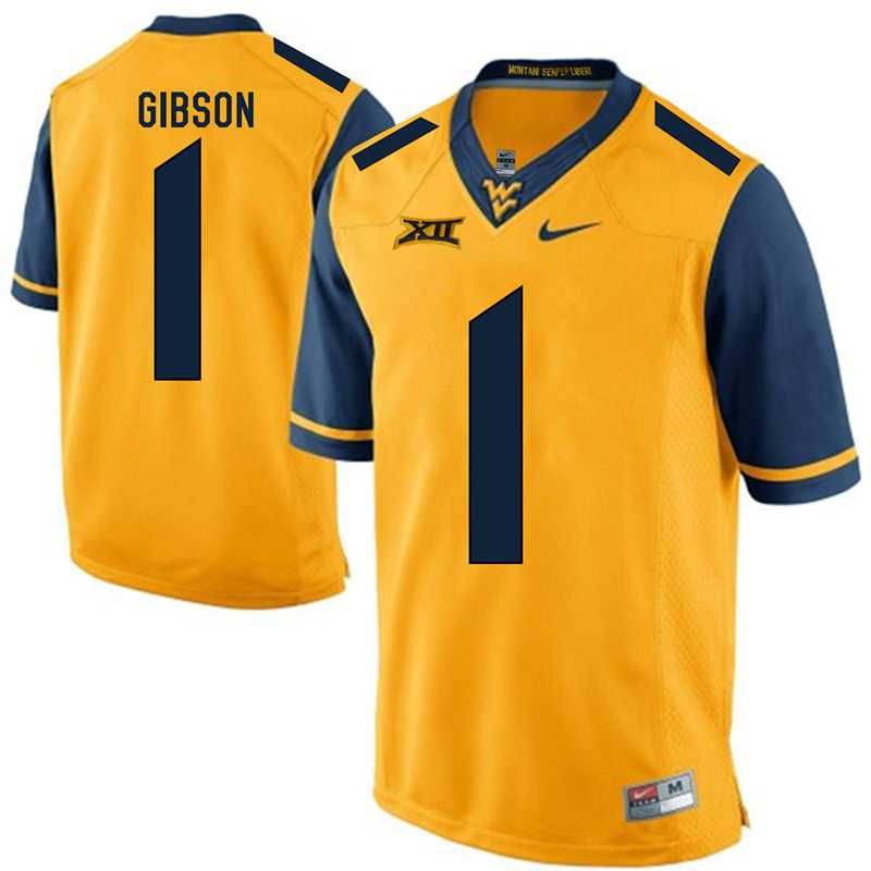 West Virginia Mountaineers #1 Shelton Gibson Gold College Football Jersey DingZhi,We sell and wholesale West Virginia Mountaineers #1 Shelton Gibson Gold College Football Jersey DingZhi on line form chian!