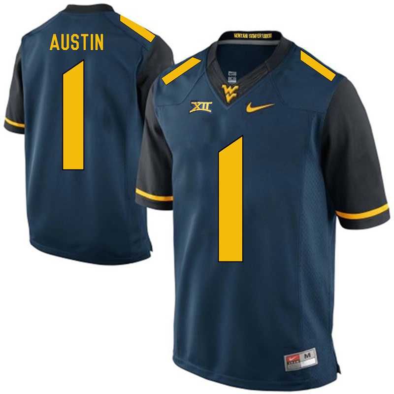 West Virginia Mountaineers #1 Tavon Austin Navy College Football Jersey DingZhi,We sell and wholesale West Virginia Mountaineers #1 Tavon Austin Navy College Football Jersey DingZhi on line form chian!