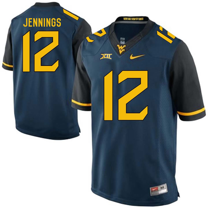 West Virginia Mountaineers #12 Gary Jennings Navy College Football Jersey DingZhi,We sell and wholesale West Virginia Mountaineers #12 Gary Jennings Navy College Football Jersey DingZhi on line form chian!