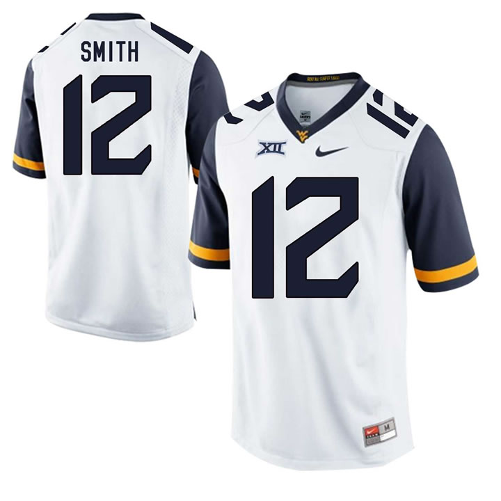West Virginia Mountaineers #12 Geno Smith White College Football Jersey DingZhi,We sell and wholesale West Virginia Mountaineers #12 Geno Smith White College Football Jersey DingZhi on line form chian!
