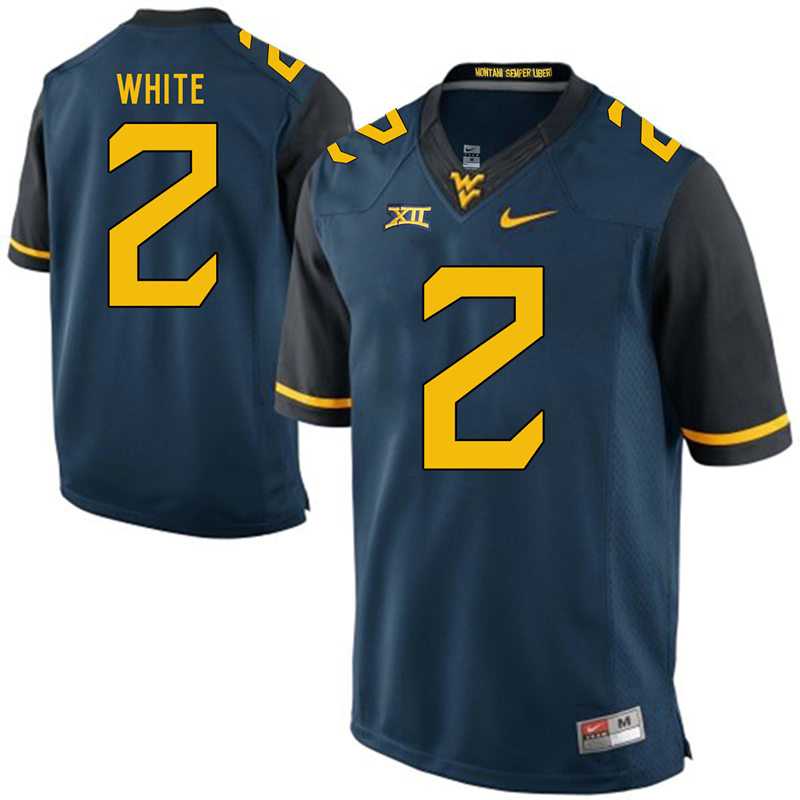 West Virginia Mountaineers #2 Ka'Raun White Navy College Football Jersey DingZhi,We sell and wholesale West Virginia Mountaineers #2 Ka'Raun White Navy College Football Jersey DingZhi on line form chian!