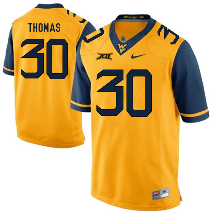 West Virginia Mountaineers #30 J.T. Thomas Gold College Football Jersey DingZhi,We sell and wholesale West Virginia Mountaineers #30 J.T. Thomas Gold College Football Jersey DingZhi on line form chian!