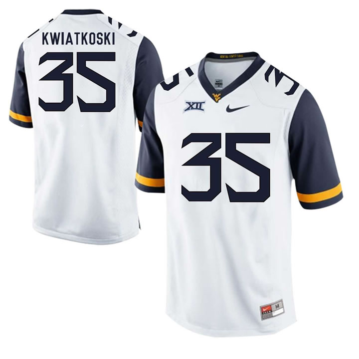 West Virginia Mountaineers #35 Nick Kwiatkoski White College Football Jersey DingZhi,We sell and wholesale West Virginia Mountaineers #35 Nick Kwiatkoski White College Football Jersey DingZhi on line form chian!