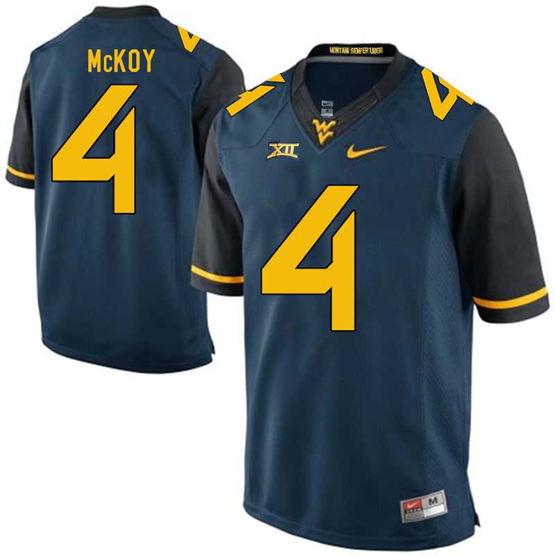 West Virginia Mountaineers #4 Kennedy McKoy Navy College Football Jersey DingZhi,We sell and wholesale West Virginia Mountaineers #4 Kennedy McKoy Navy College Football Jersey DingZhi on line form chian!