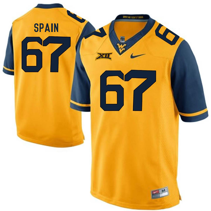 West Virginia Mountaineers #67 Quinton Spain Gold College Football Jersey DingZhi,We sell and wholesale West Virginia Mountaineers #67 Quinton Spain Gold College Football Jersey DingZhi on line form chian!