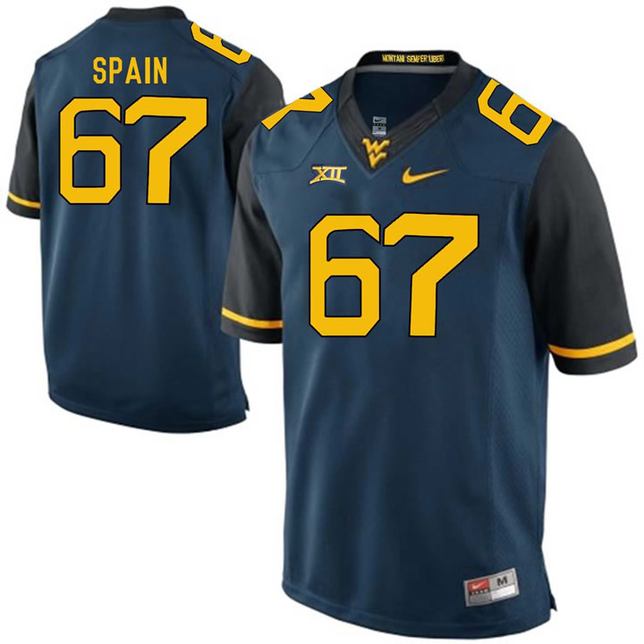 West Virginia Mountaineers #67 Quinton Spain Navy College Football Jersey DingZhi,We sell and wholesale West Virginia Mountaineers #67 Quinton Spain Navy College Football Jersey DingZhi on line form chian!