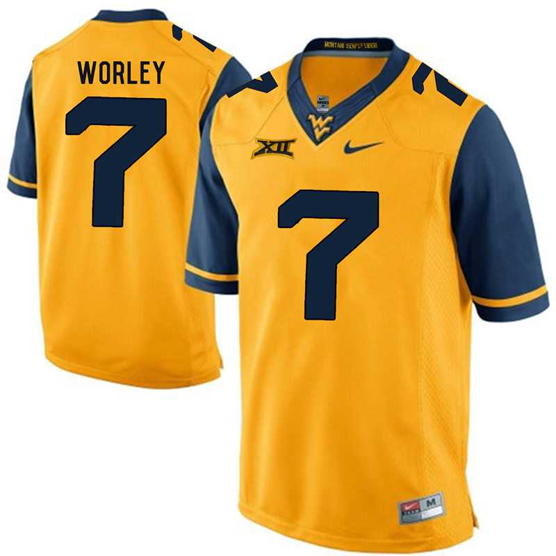 West Virginia Mountaineers #7 Daryl Worley Gold College Football Jersey DingZhi,We sell and wholesale West Virginia Mountaineers #7 Daryl Worley Gold College Football Jersey DingZhi on line form chian!