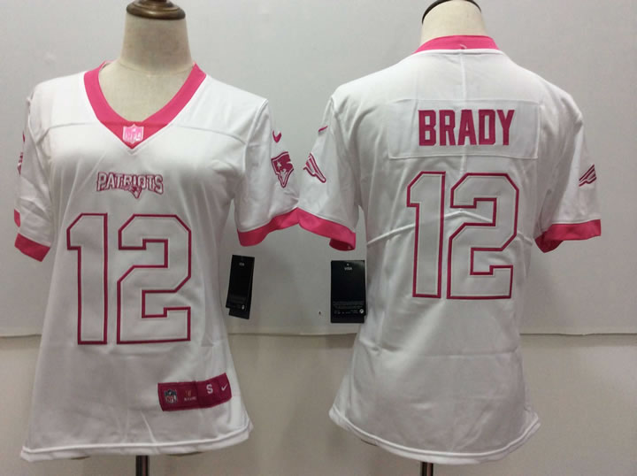 Women Nike New England Patriots #12 Tom Brady White Pink Vapor Untouchable Player Limited Jerseys,We sell and wholesale Women Nike New England Patriots #12 Tom Brady White Pink Vapor Untouchable Player Limited Jerseys on line form chian!
