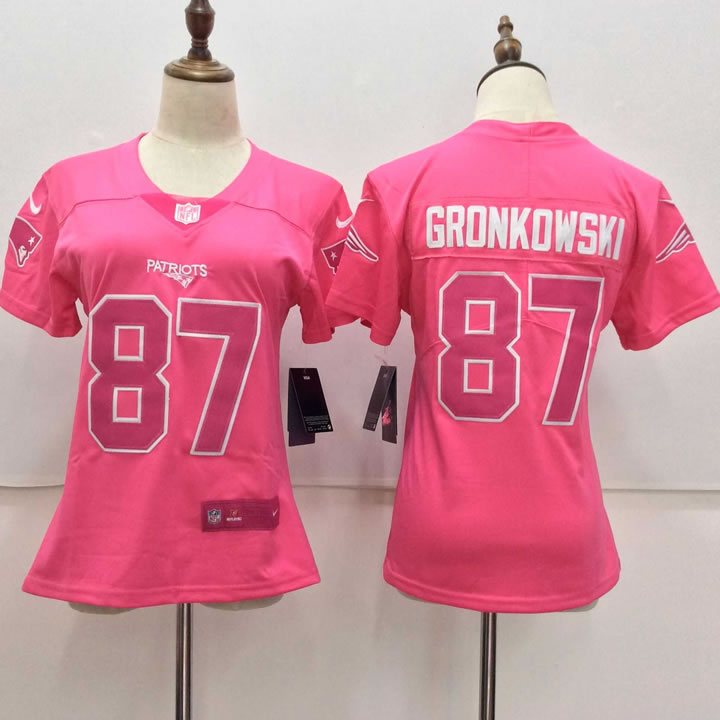 Women Nike New England Patriots #87 Rob Gronkowski Pink Vapor Untouchable Player Limited Jerseys,We sell and wholesale Women Nike New England Patriots #87 Rob Gronkowski Pink Vapor Untouchable Player Limited Jerseys on line form chian!
