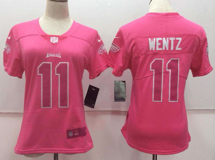 Women Nike Philadelphia Eagles #11 Carson Wentz Pink Vapor Untouchable Player Limited Jerseys,We sell and wholesale Women Nike Philadelphia Eagles #11 Carson Wentz Pink Vapor Untouchable Player Limited Jerseys on line form chian!