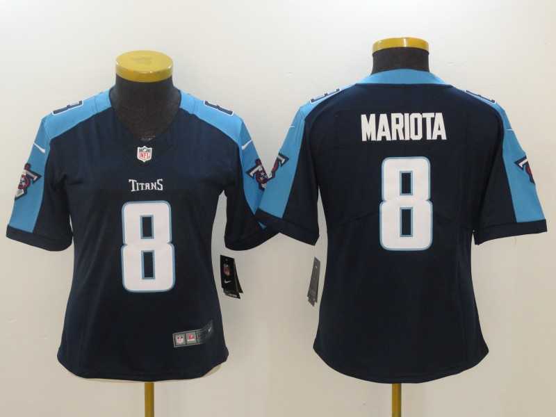 Women Nike Tennessee Titans #8 Marcus Mariota Navy Vapor Untouchable Player Limited Jerseys,We sell and wholesale Women Nike Tennessee Titans #8 Marcus Mariota Navy Vapor Untouchable Player Limited Jerseys on line form chian!
