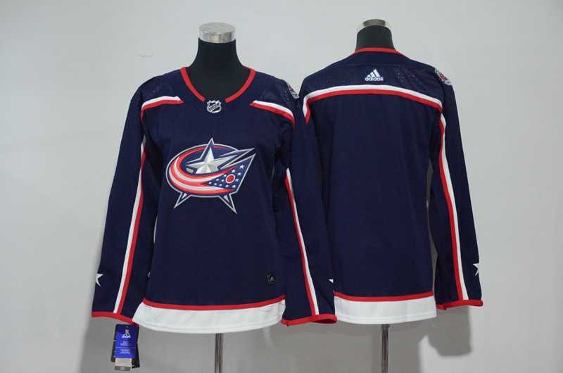 Customized Women Blue Jackets Any Name & Number Navy Adidas Stitched Jersey,We sell and wholesale Customized Women Blue Jackets Any Name & Number Navy Adidas Stitched Jersey on line form chian!